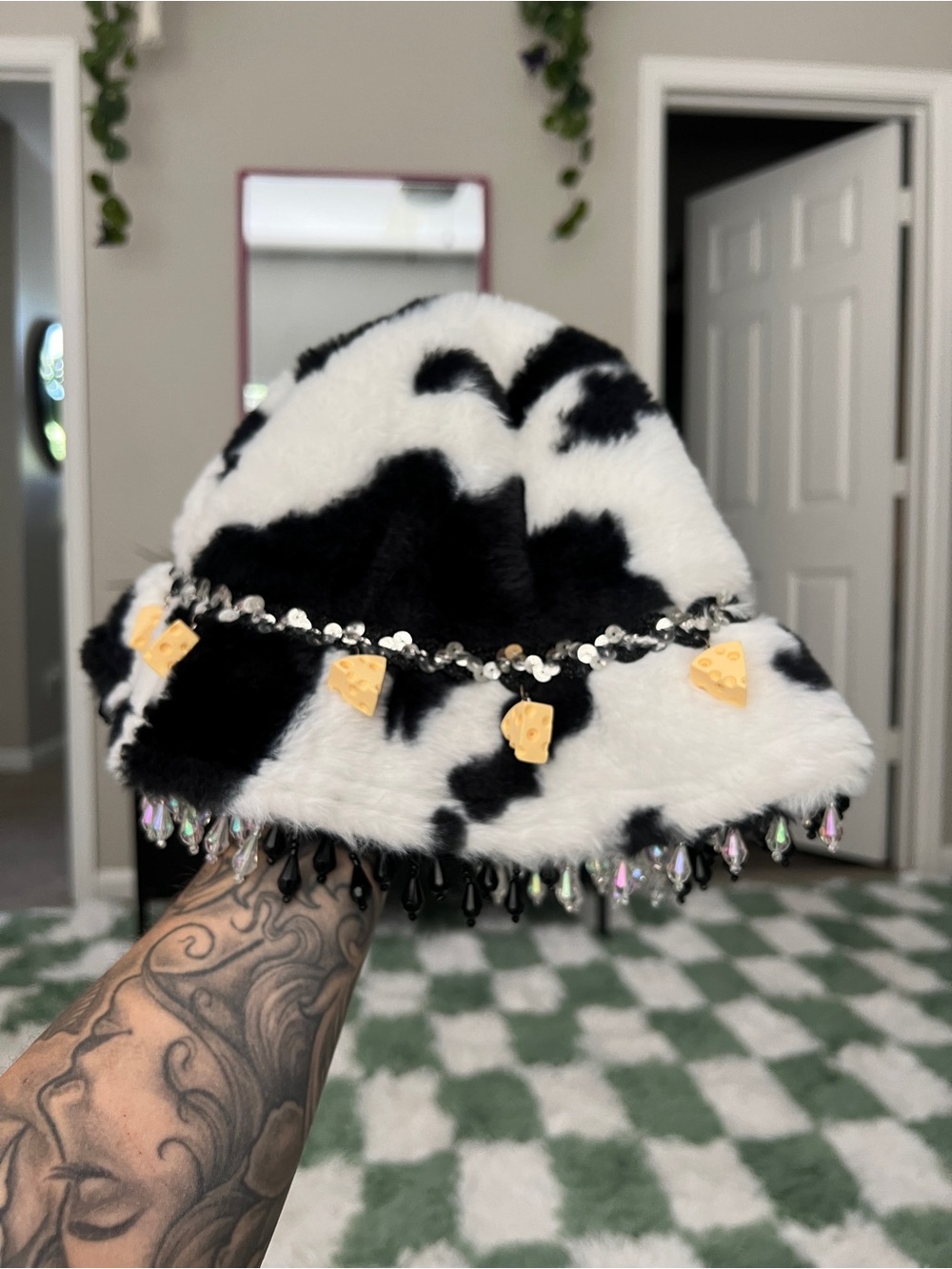 Disco Drips festival bucket hat